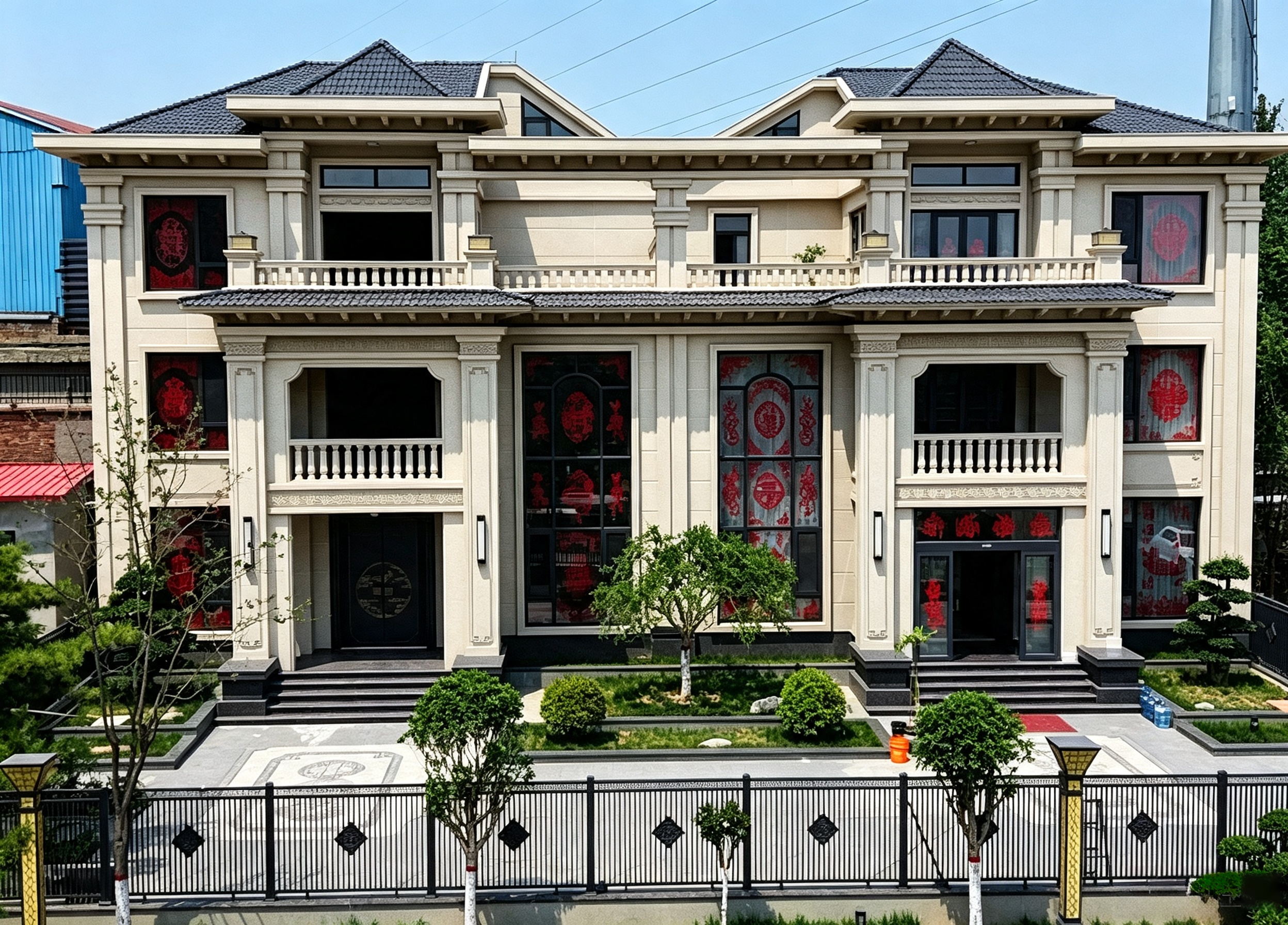 河南周口嘉乐迪仿石漆工程案例