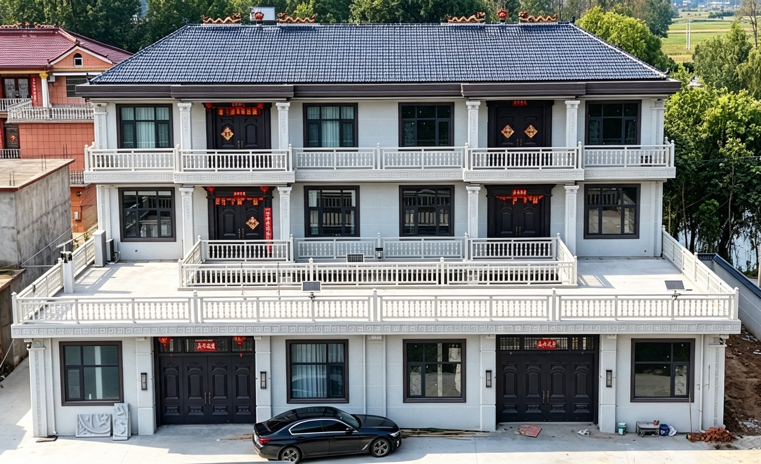 河南驻马店嘉乐迪仿石漆工程案例